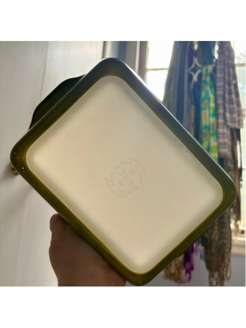Vintage Pyrex Verde 0503 refrigerator dish